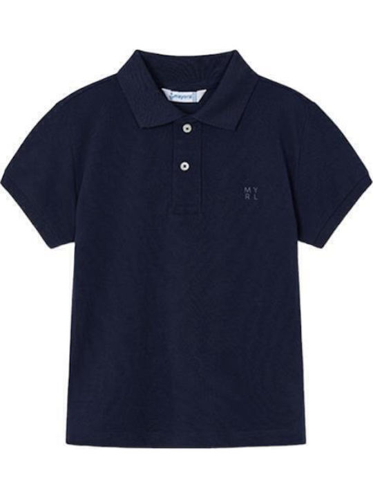 Kids' Polo Short Sleeve navy blue