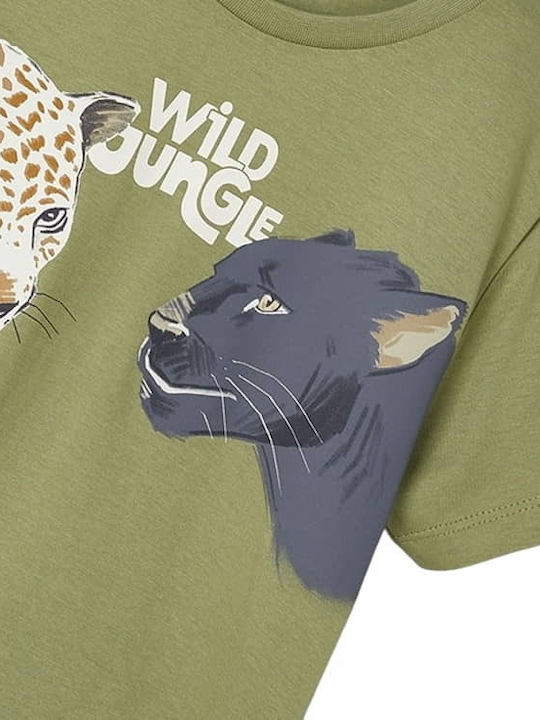 Детска тениска Зелен wild jungle