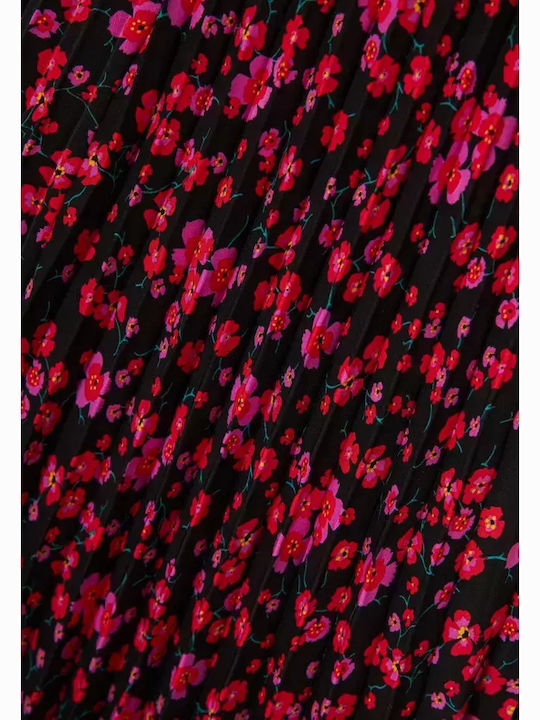 Maxi Φούστα Floral Black