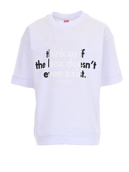 Παιδικό T-shirt Λευκό Forever