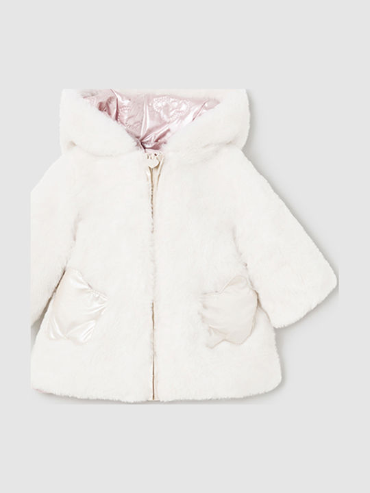 Kinder Freizeitjacke Beidseitig mit Kapuze Baby Pink