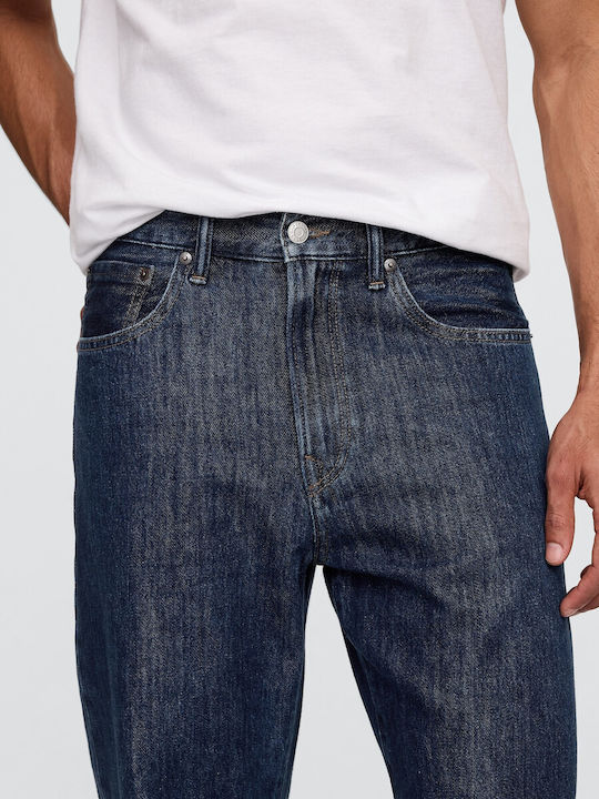 Men's Jeans Pants with Relaxed Fit Dark Wash