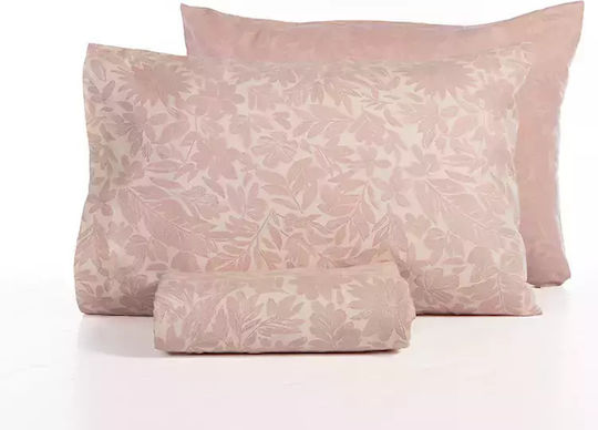 Nef-Nef Homeware Σετ Μονή 160x230cm Issual Pink