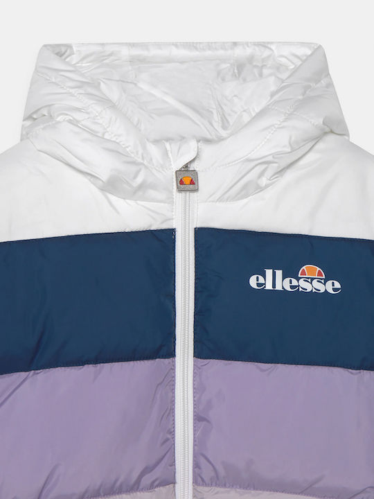 Kids' Quilted Jacket Short with Hood White