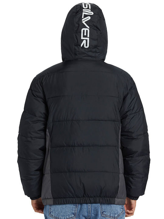 Kids' Quilted Jacket Short with Hood Multicolour