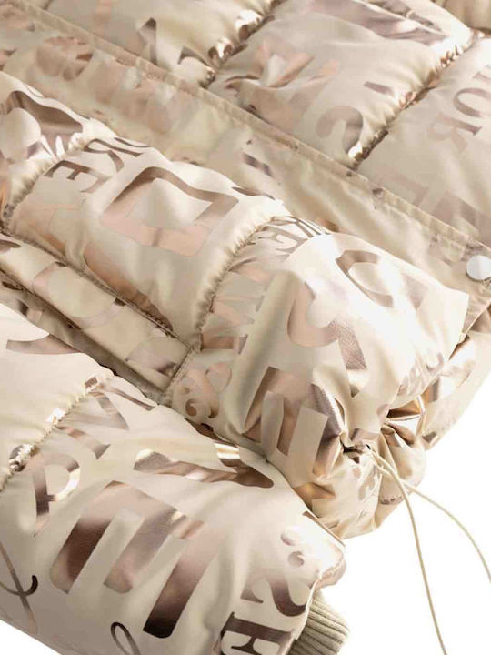 Kids' Casual Jacket with Hood Beige