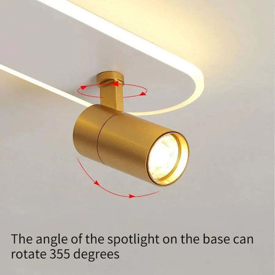 Alista Home Deckenleuchte Gold mit Integrierter LED