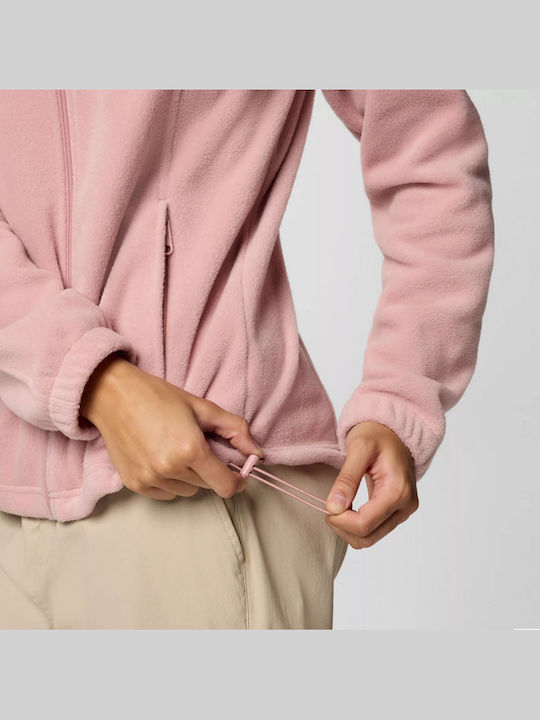 Benton Springs Women's Cardigan with Zipper Pink