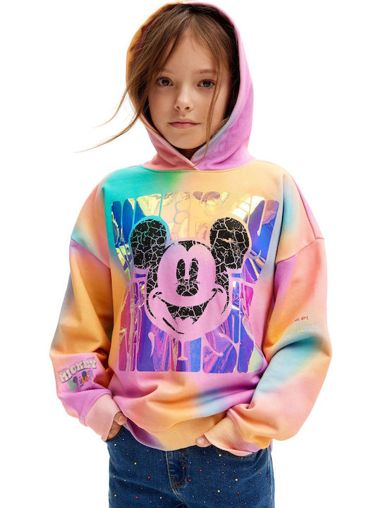 Παιδικό Φούτερ με Κουκούλα και Τσέπες Rosa Tutupi Bonnie Mickey