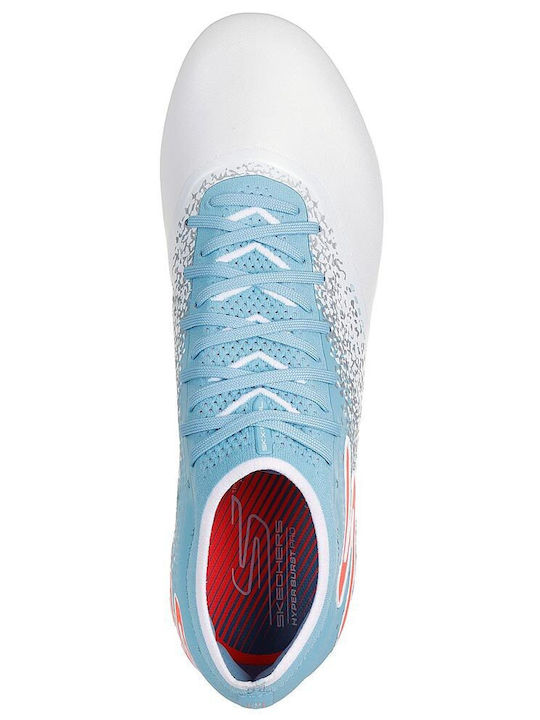 Skechers Razor Diamond FG Football Shoes with Cleats White