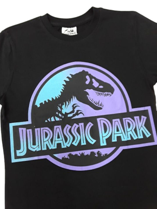 Παιδικό T-shirt Μαύρο Jurassic World