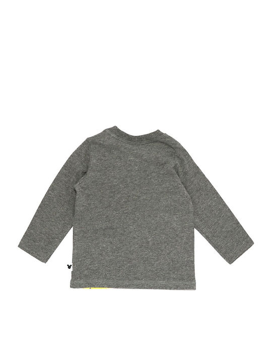 Kinderhemd Langarm Gray Mickey