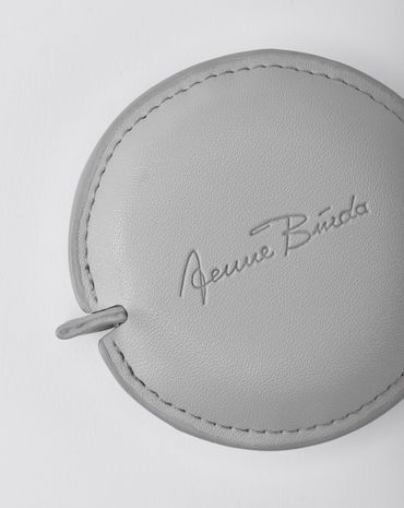 Collector's Measuring Tape Leather Light Gray Burda Style