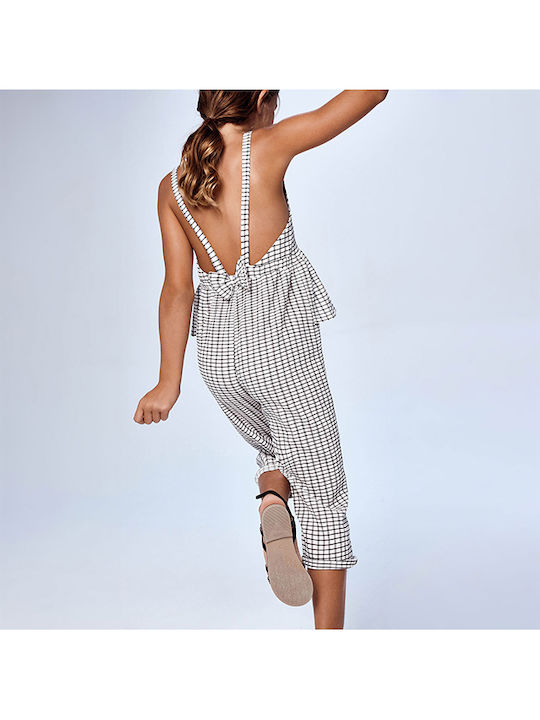 Kids' Fabric Jumpsuit Black
