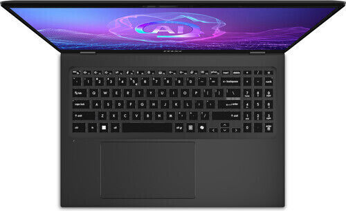 MSI Prestige 16 AI Evo 16" OLED UHD 120Hz (Kern Ultra 7-255H/16GB/1TB SSD/W11 Startseite) (US Tastatur)