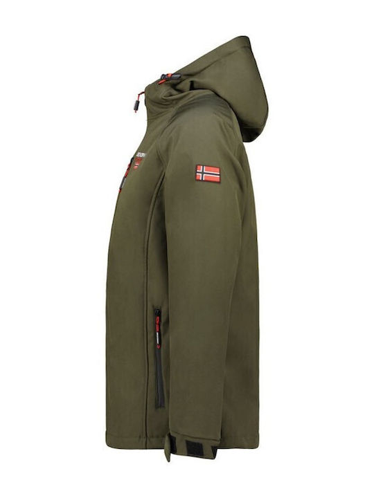 Χειμωνιάτικο Μπουφάν Softshell Αδιάβροχο και Αντιανεμικό Kaki
