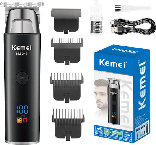 Kemei Trimmer Μηχανή Επαναφορτιζόμενη KM-248