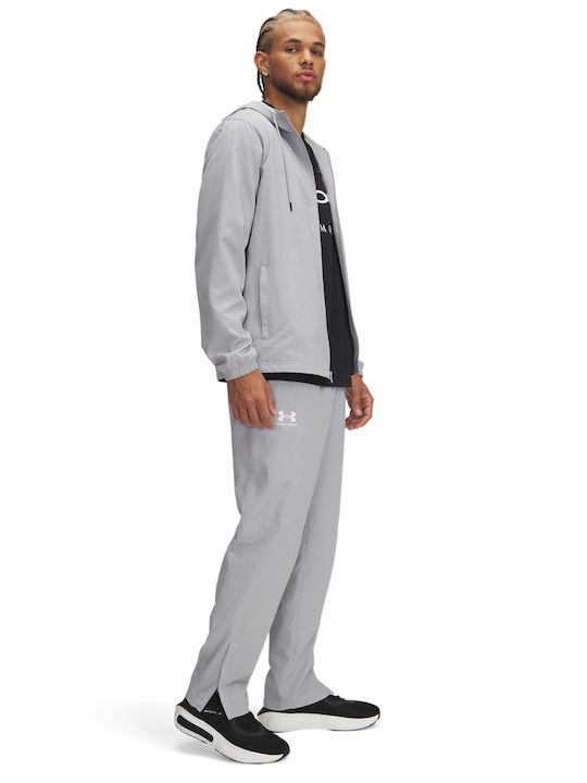 Rival Woven Лъскав с Ластик Mod Gray / White
