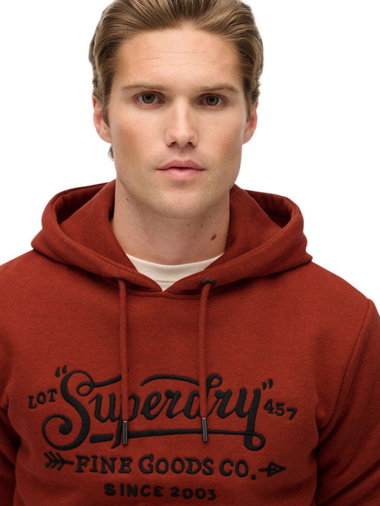 Ovin Sweatshirt with Hood Red