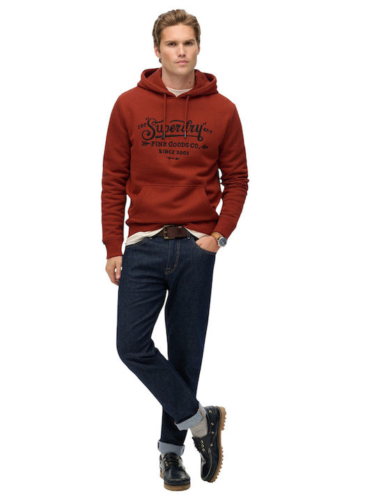 Ovin Sweatshirt with Hood Red