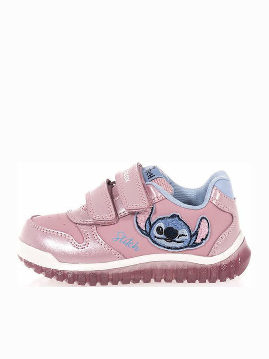Lightyloo Kinder Sneakers Anatomisch mit Klettverschluss Rosa