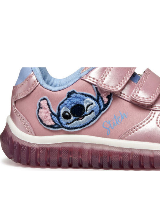 Lightyloo Kinder Sneakers Anatomisch mit Klettverschluss Rosa