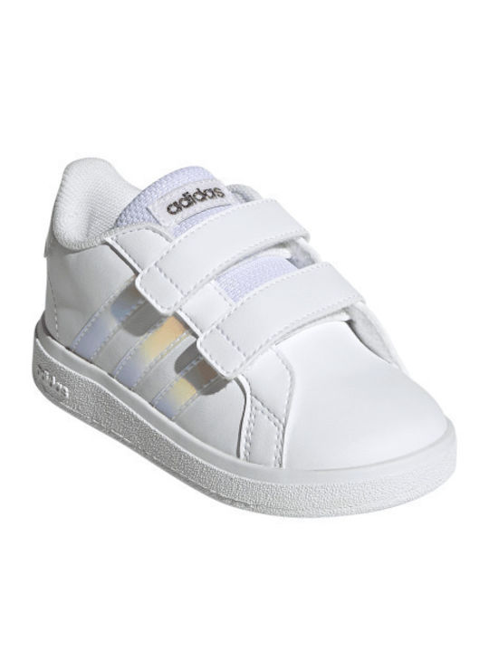 Grand Court GRAND COURT 2.0 Kids Sneakers with Scratch Cloud White / Iridescent