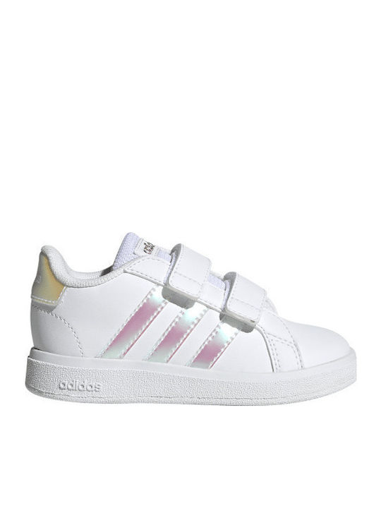 Grand Court GRAND COURT 2.0 Kids Sneakers with Scratch Cloud White / Iridescent