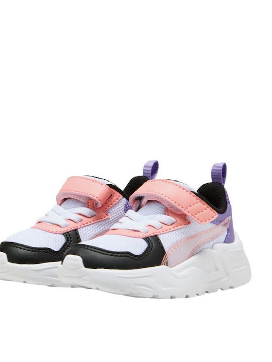 TRINITY 2 JR Kids Sneakers with Scratch White