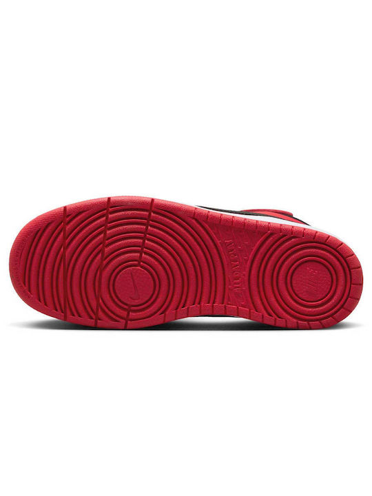 Court Borough Mid 2 Παιδικά Sneakers High με Σκρατς Κόκκινα CD7782-602