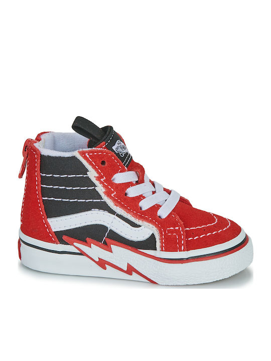 TD SK8-Hi Zip Kids Sneakers High Red