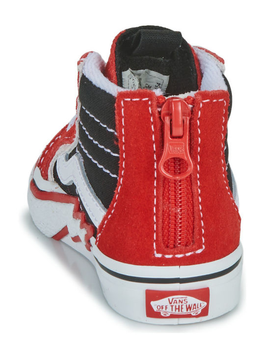 TD SK8-Hi Zip Kids Sneakers High Red