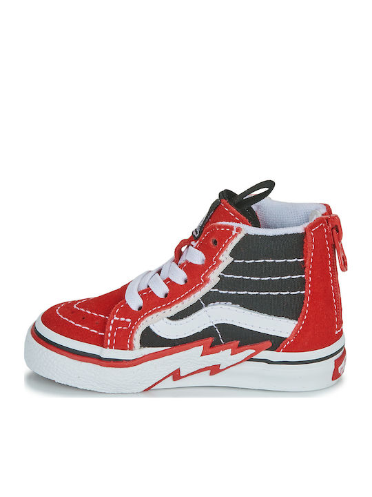 TD SK8-Hi Zip Kids Sneakers High Red