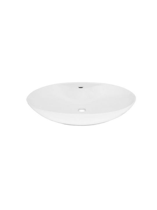 Ceramita F006 Countertop Sink Porcelain 65x43x14cm White