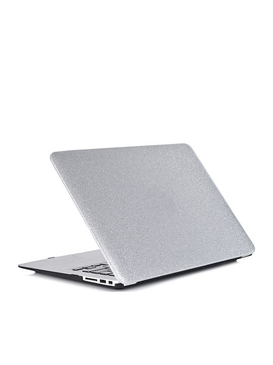 Geantă Husă pentru laptop MacBook Air 13 A2337 M1 A2179 A1932 Ασημί Glitter