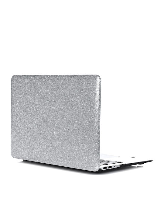 Geantă Husă pentru laptop MacBook Air 13 A2337 M1 A2179 A1932 Ασημί Glitter