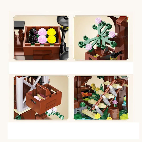 CaDA Bricks Конструктори Four Seasons Къща на Дърво за 8+ Години 1155 Бройки
