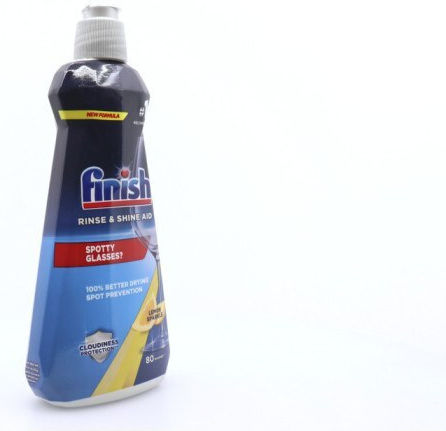 Finish Rinse Aid Brightener Liquid with Lemon Scent 400ml