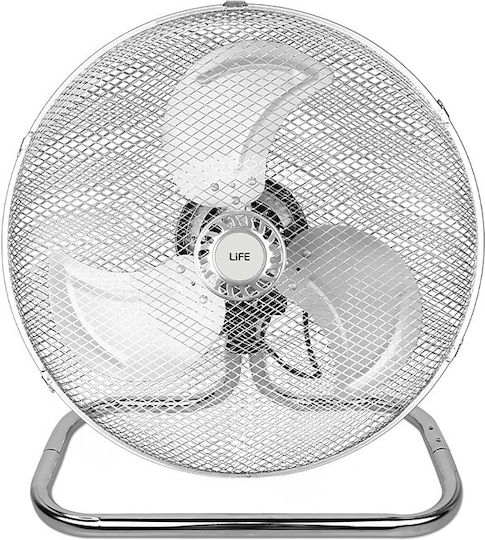 Life Grecale Πολυμορφικός Ανεμιστήρας 50W Διαμέτρου 45cm Μαύρος