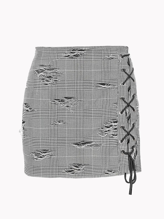 Mini Skirt Black and White