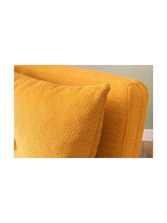 Cosmo Cu două locuri Canapea Pat Mustard 120x78x82cm.