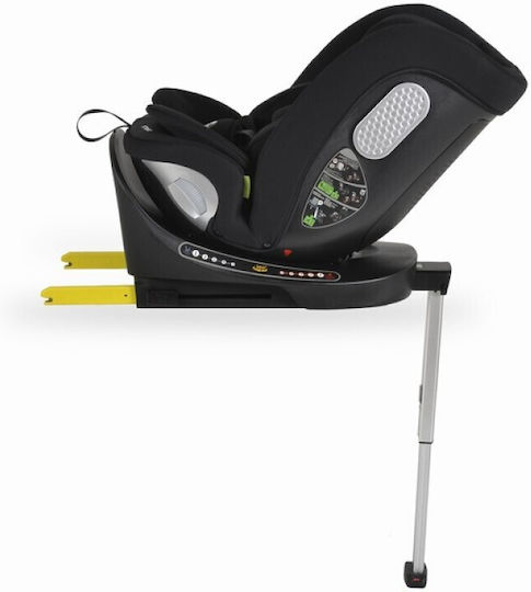 Moni Strike Καθισματάκι Αυτοκινήτου i-Size με Isofix Deep Black 0-36 kg