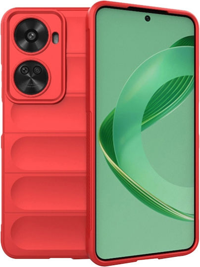 Umschlag Rückseite Silikon Rot (Huawei Nova 12 SE)