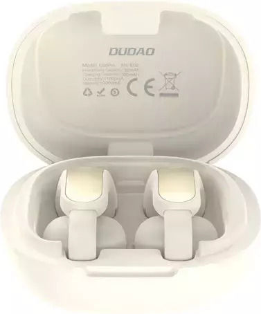 Dudao U20 Pro Open Ear Bluetooth Handsfree Earphones with Charging Case White