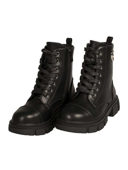 Kids Boots with Zipper Black