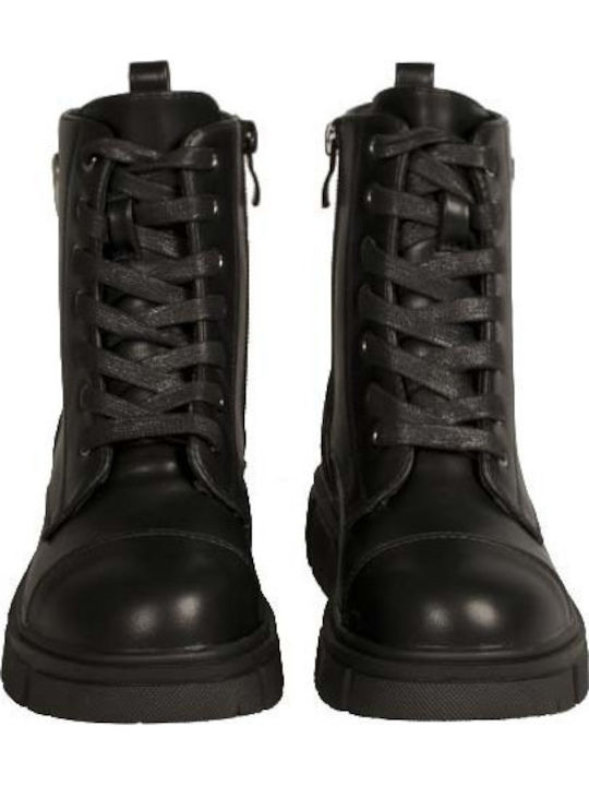 Kids Boots with Zipper Black
