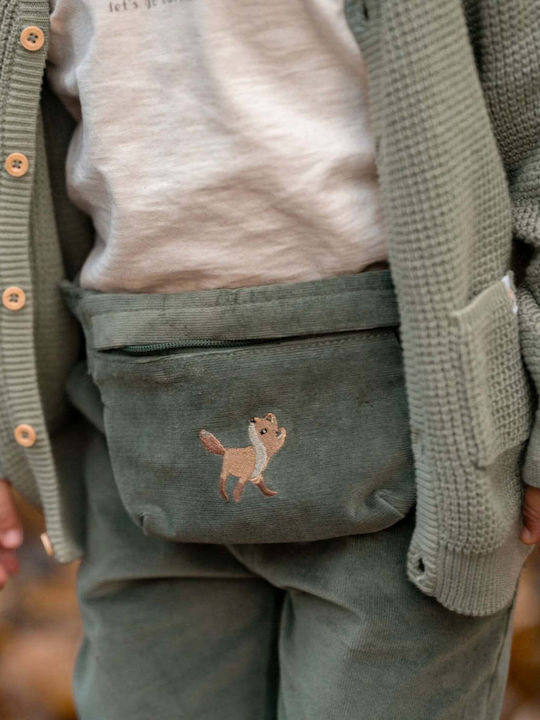 Little Dutch Forest Friends Παιδικό Τσαντάκι Μέσης Πράσινο 22x21.5x6εκ.