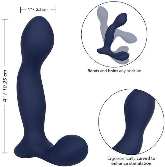 Calexotics Prostate Stimulator Dop Anal Albastră 12cm