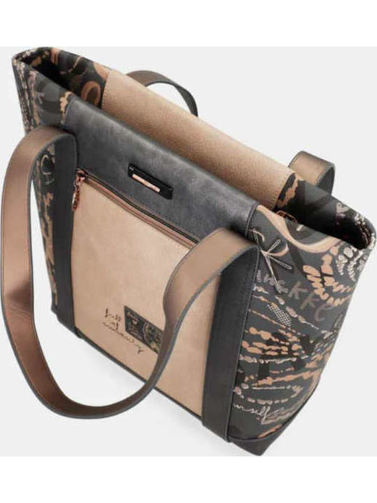 Women's Shopper Bag Grey / Multicolour