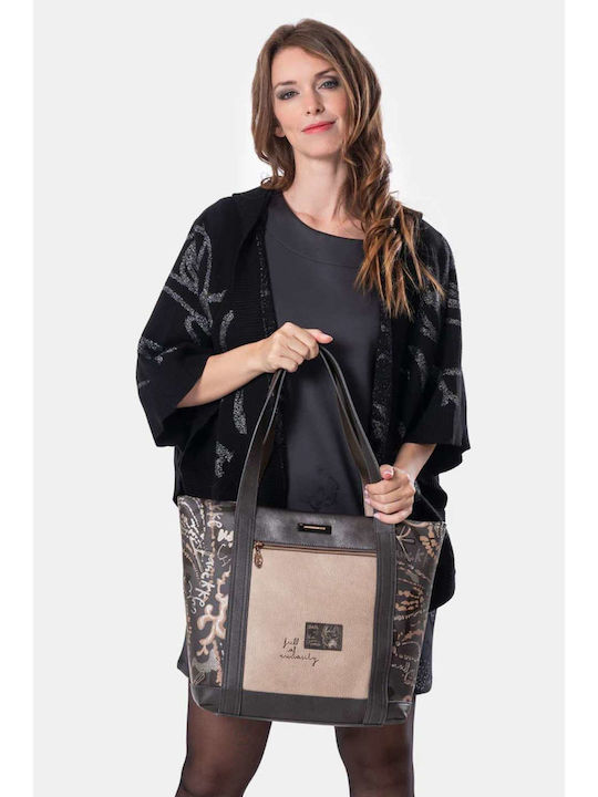 Women's Shopper Bag Grey / Multicolour